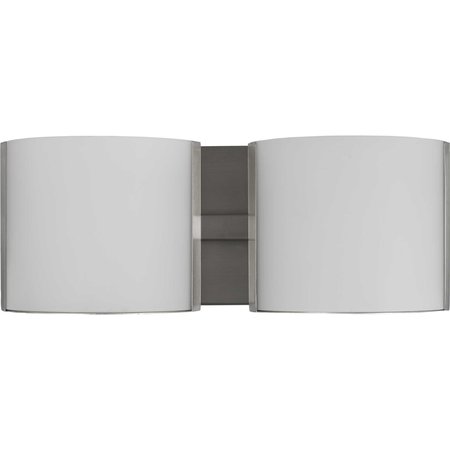 Progress Lighting Arch LED Collection Brushed Nickel Two-Light LED Bath P300290-009-30